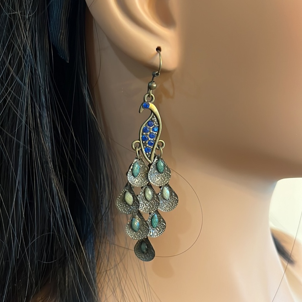 Peacock Earrings